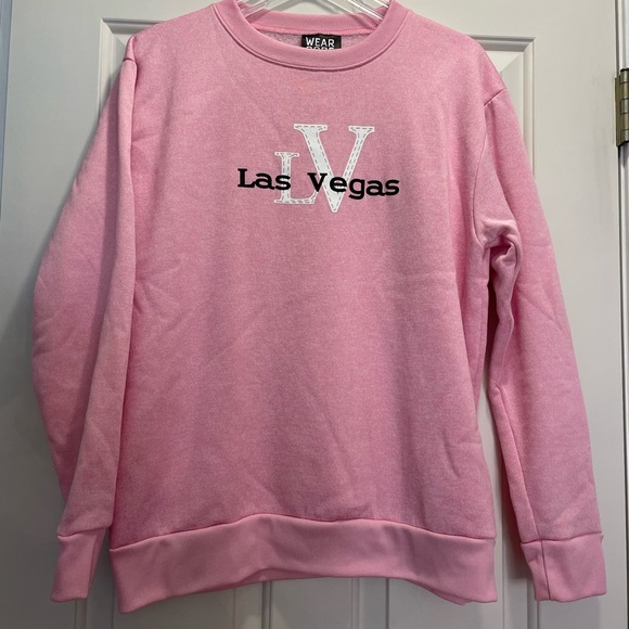 Las Vegas Pink Sweatshirt Small - Picture 1 of 4